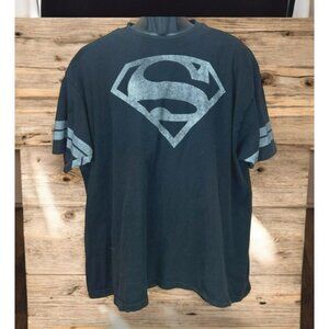 Superman Black Graphic Mens T-Shirt XXL